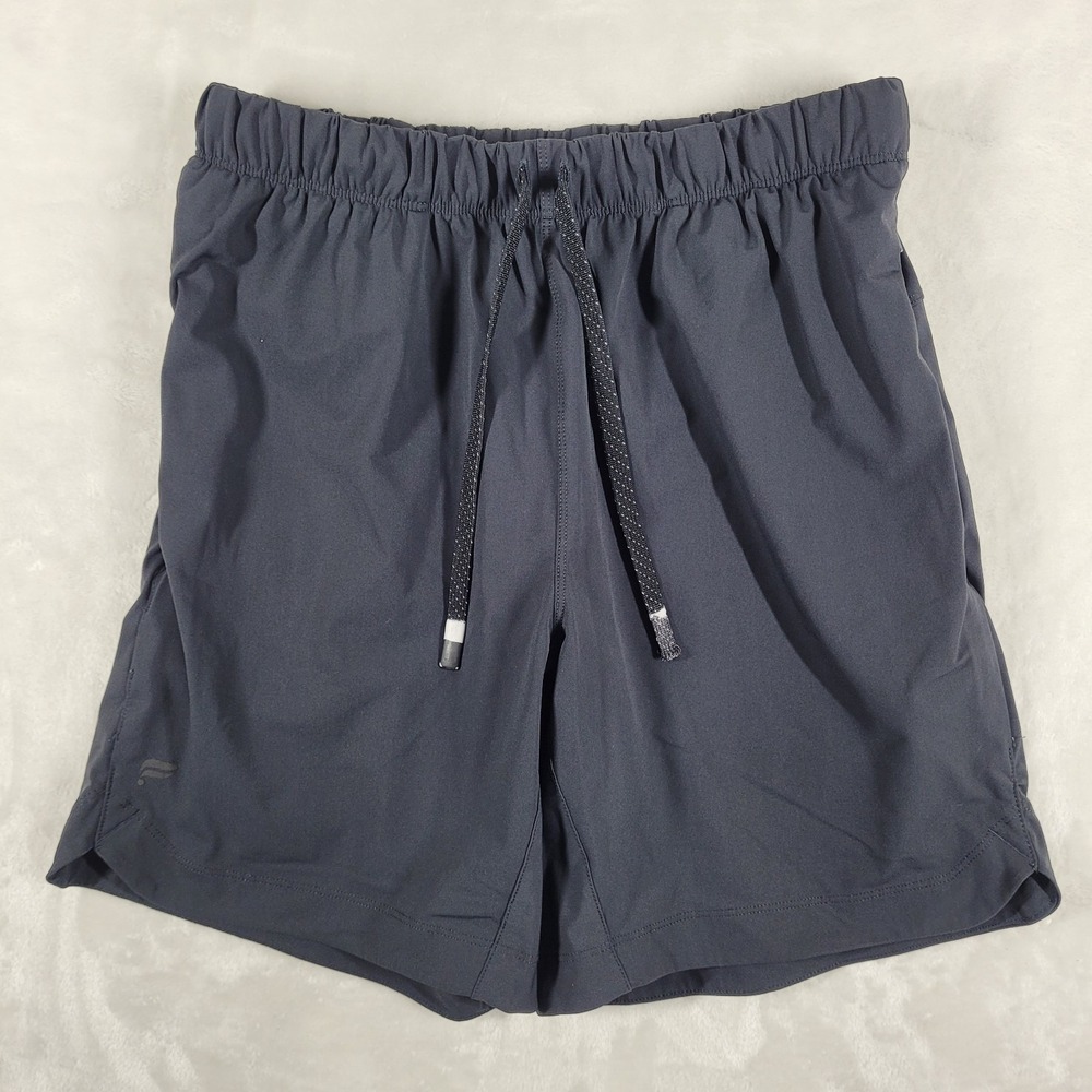 Fabletics The One Shorts Men's Small Black 7" Inseam Running‎ Gym Towel Loop
